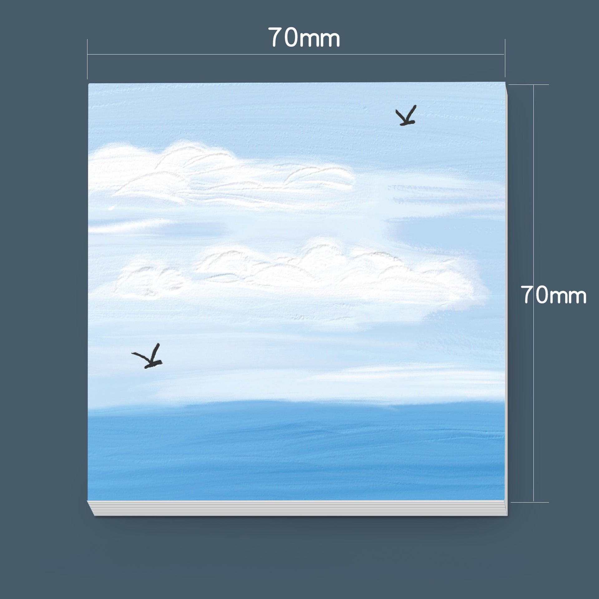 Wholesale  10PCS  Creative Landscape Paper Sticky Notes